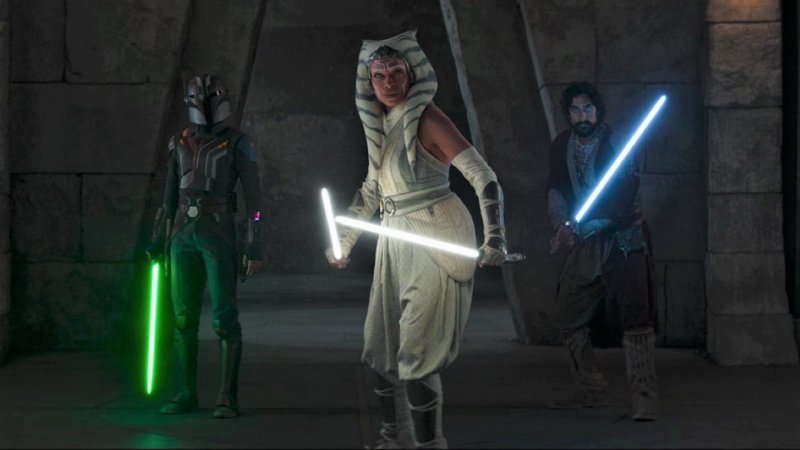 Sabine, Ahsoka ed Ezra in una scena del season finale Sabine, Ahsoka ed Ezra in una scena del season finale