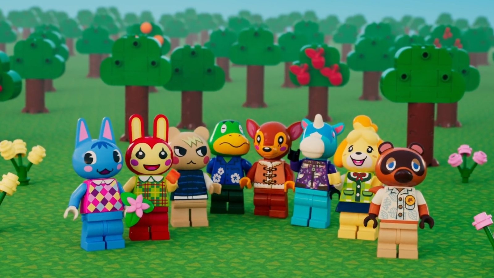 Animal Crossing: LEGO e Nintendo annunciano un set e mostrano i primi personaggi