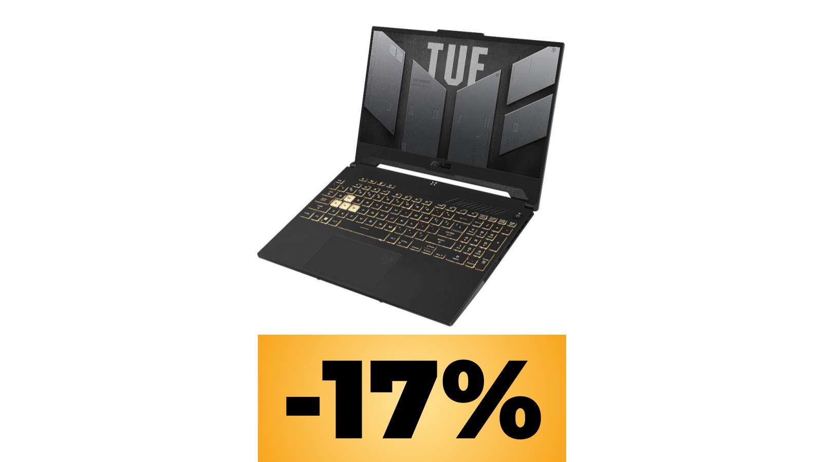 Il notebook ASUS TUF Gaming F15 con RTX 4050 è al prezzo minimo storico per le offerte Amazon Prime