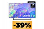 Smart TV Samsung TV Crystal UHD 4K è in sconto per le Offerte Prime al minimo storico su Amazon - Notizia