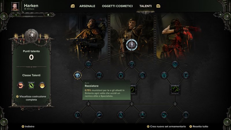 Warhammer 40.000: Darktide, il nuovo sistema di progressione con i talenti sbloccabili e tre differenti percorsi