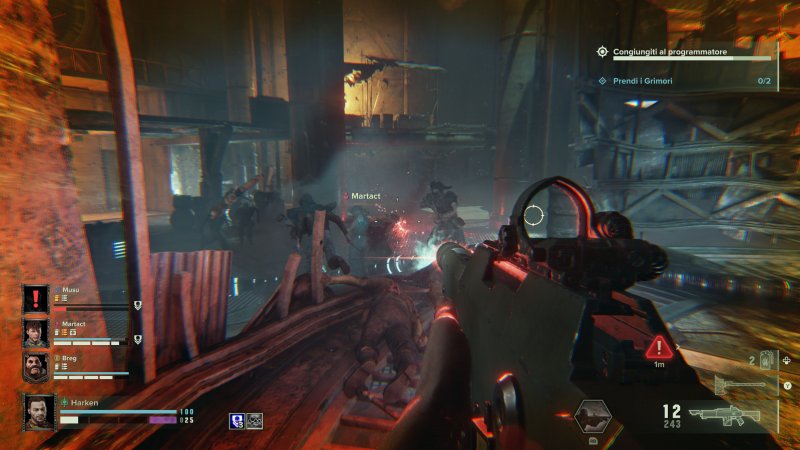 Uno scontro a fuoco in Warhammer 40,000: Darktide