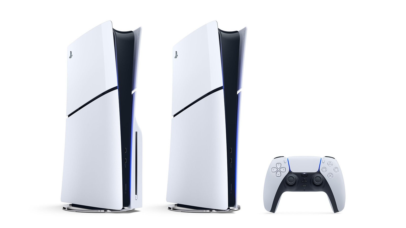 PS5: le schede tecniche ufficiali dei nuovi modelli 'slim', con le differenze di dimensioni
