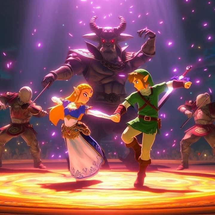 Zelda e Link sono due ottimi ballerini