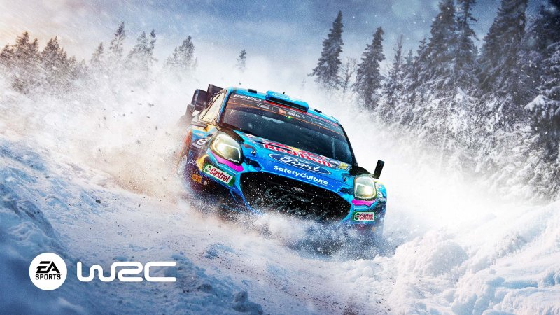Una sessione su neve di EA Sports WRC