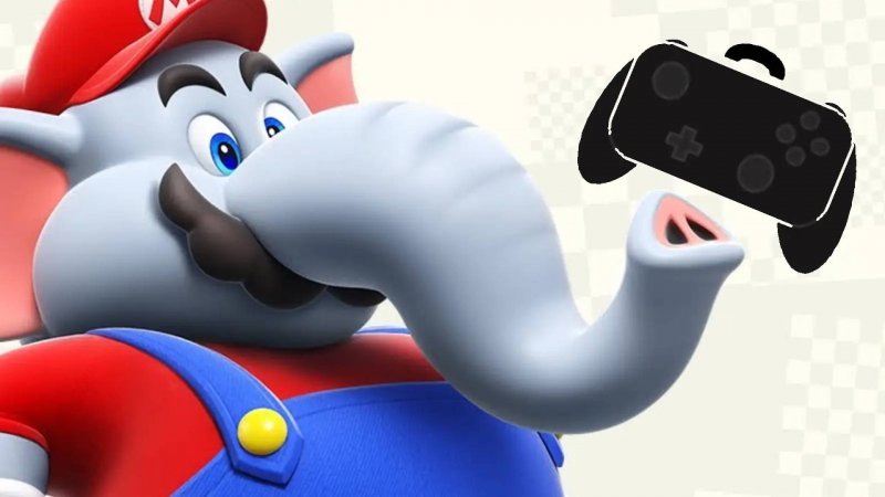 Super Mario Bros. Wonder, la seconda immagine con il controller misterioso