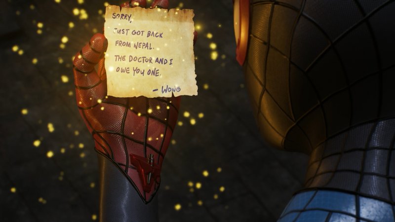 Purtroppo il cammeo di Wong si limita a un biglietto...