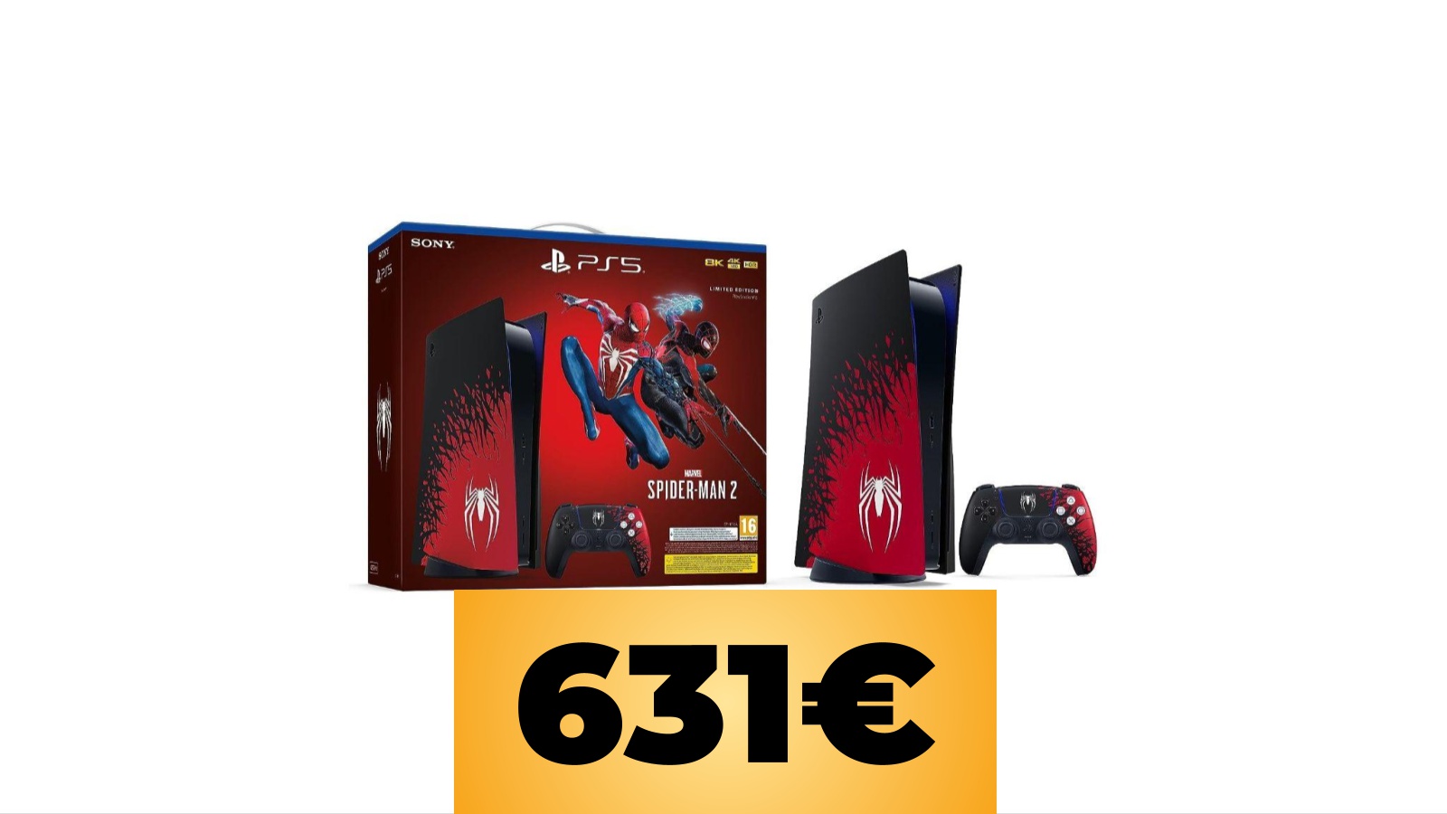PS5 in versione Marvel's Spider-Man 2 con gioco incluso in sconto su Amazon Italia