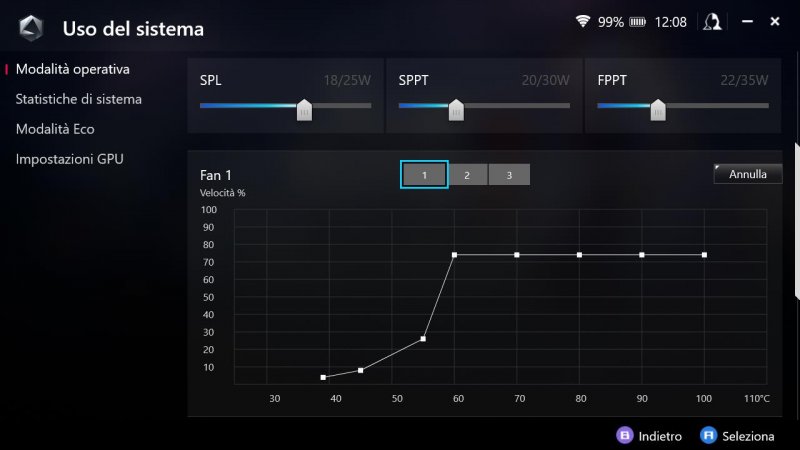 Ecco le nostre impostazioni ideali per creare una modalità operativa a 18 Watt