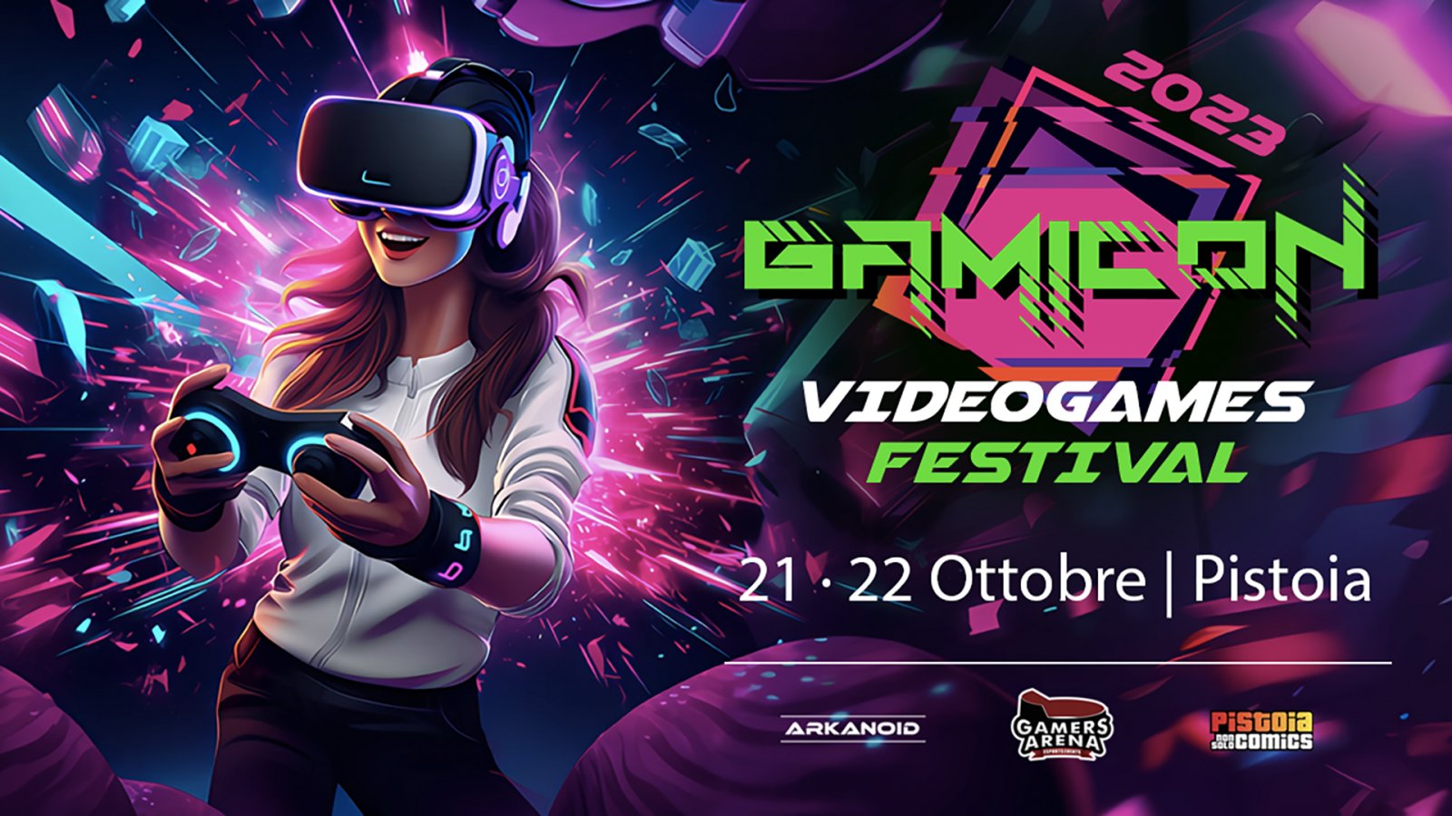 Gamicon Festival: il 21 e 22 ottobre Pistoia torna ad essere la capitale del videogioco
