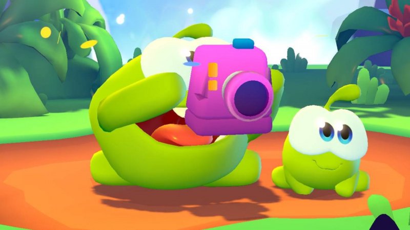 Cut the Rope 3, Om Nom e Nibble Nom fotografano una delle creature