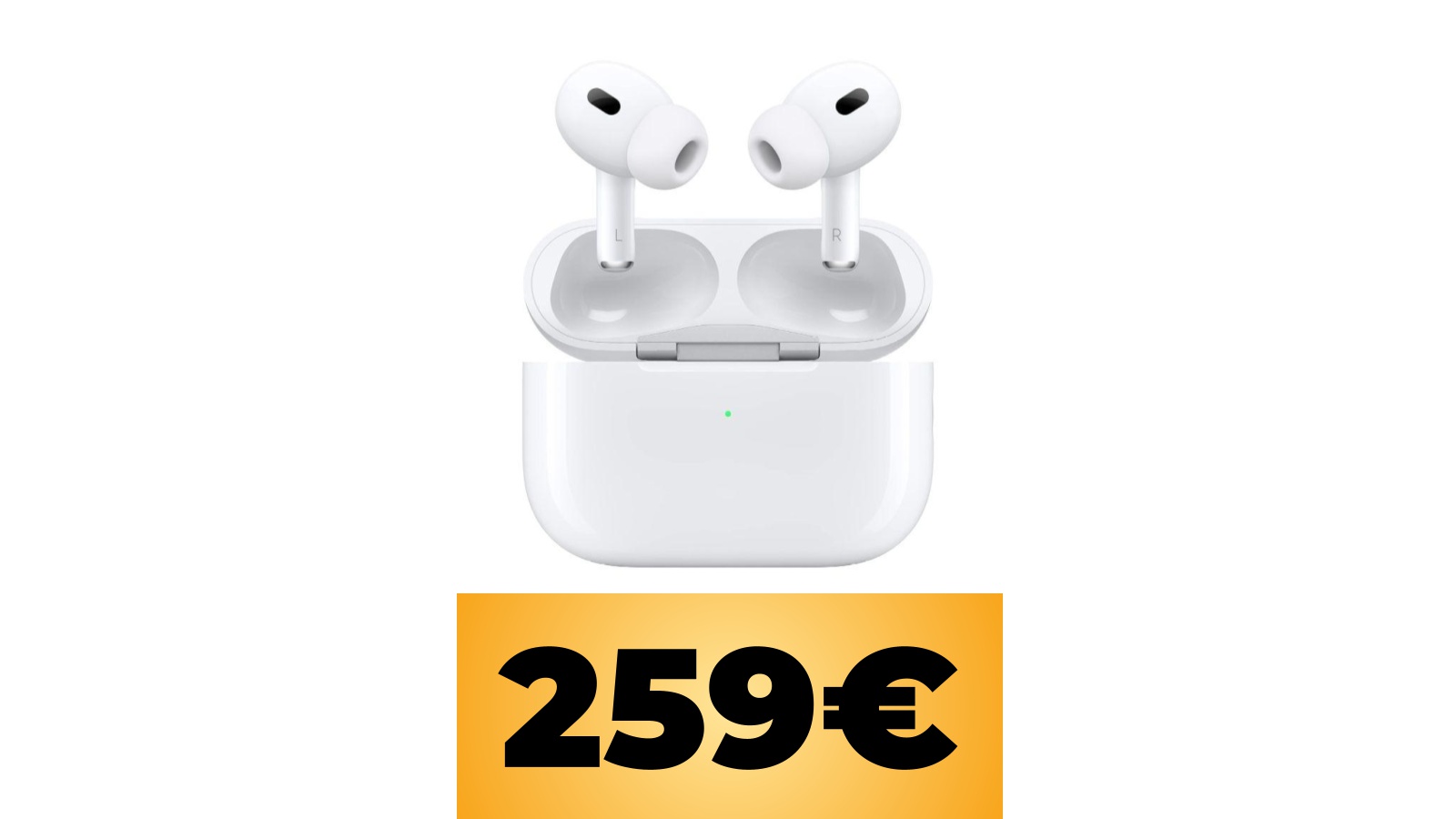 Apple AirPods Pro (2ª generazione) con custodia MagSafe in sconto su Amazon Italia al prezzo minimo