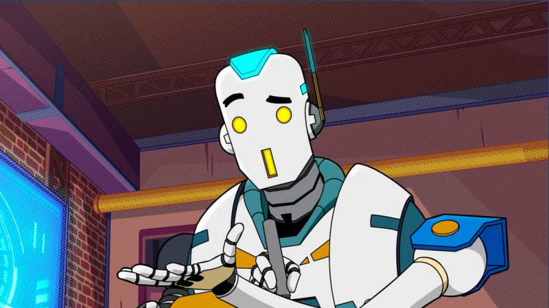 Morten Brunbjerg ammette di non aver capito subito il potenziale del robot Cinnamon, al punto che aveva proposto di tagliarlo. E invece si è rivelato un personaggio molto efficace Morten Brunbjerg ammette di non aver capito subito il potenziale del robot Cinnamon, al punto che aveva proposto di tagliarlo. E invece si è rivelato un personaggio molto efficace