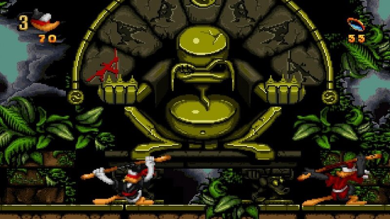 Maui Mallard contro un suo clone (SNES)