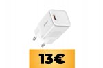 Alimentatore USB-C Baseus leggero e compatto in sconto con un coupon su Amazon Italia - Notizia