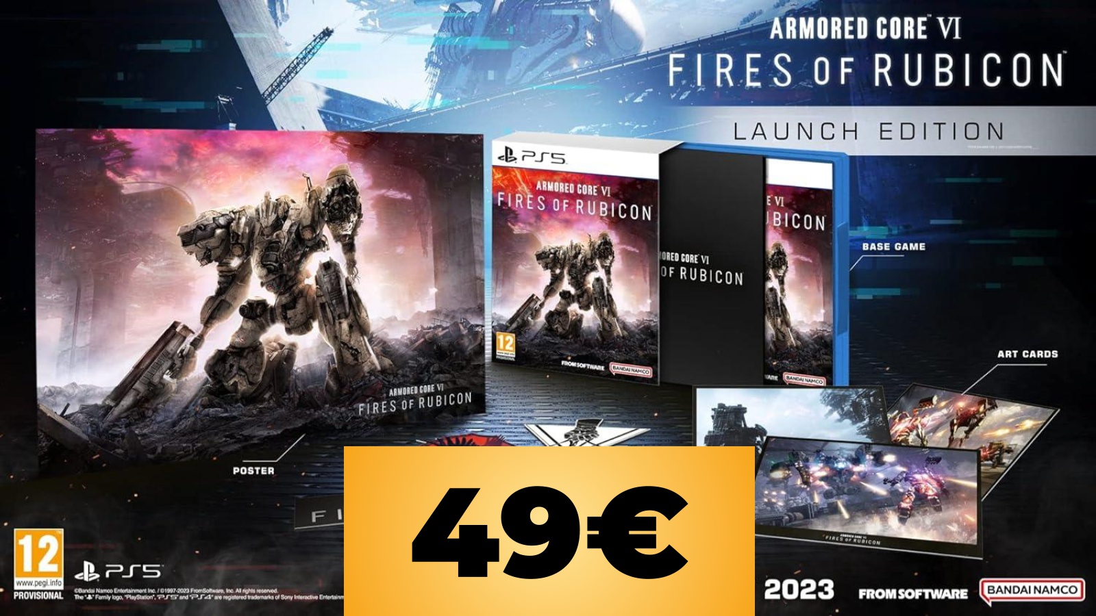 Armored Core 6 è in sconto su Amazon Italia in versione PlayStation 4 e PS5