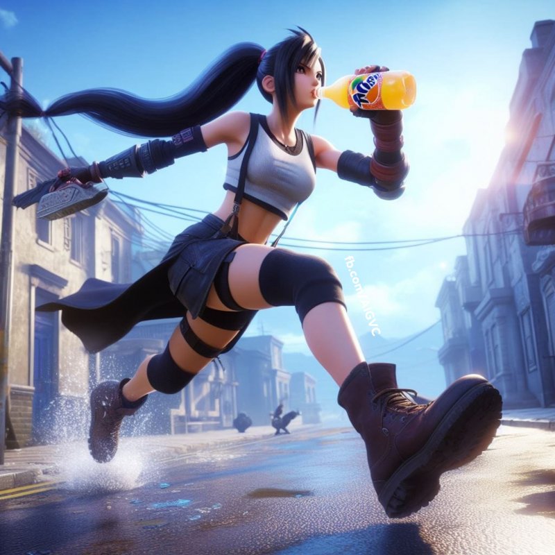 La Fanta rende Tifa più scattante