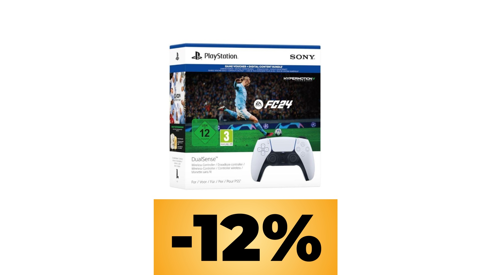 DualSense + EA Sports FC 24 per PS5: il bundle è in sconto al prezzo minimo  storico su  