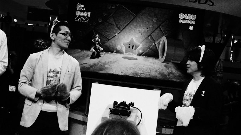 Super Mario Bros. Wonder: a sinistra Koichi Hayashida, a destra Koizumi