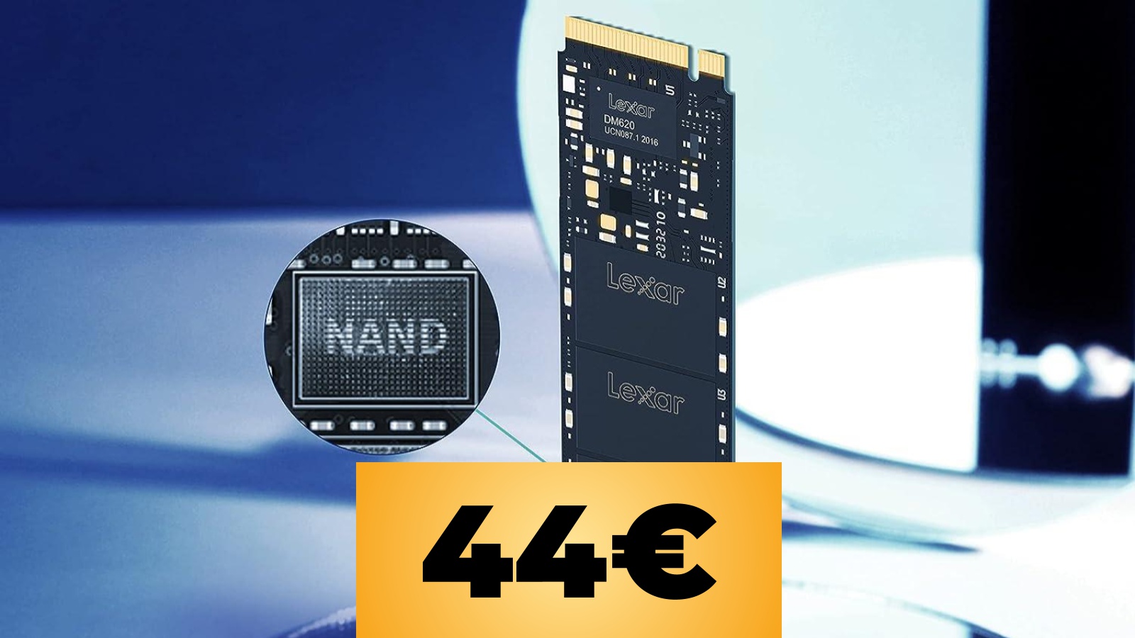 SSD Lexar NM620 da 1 TB in sconto al prezzo minimo storico su Amazon Italia