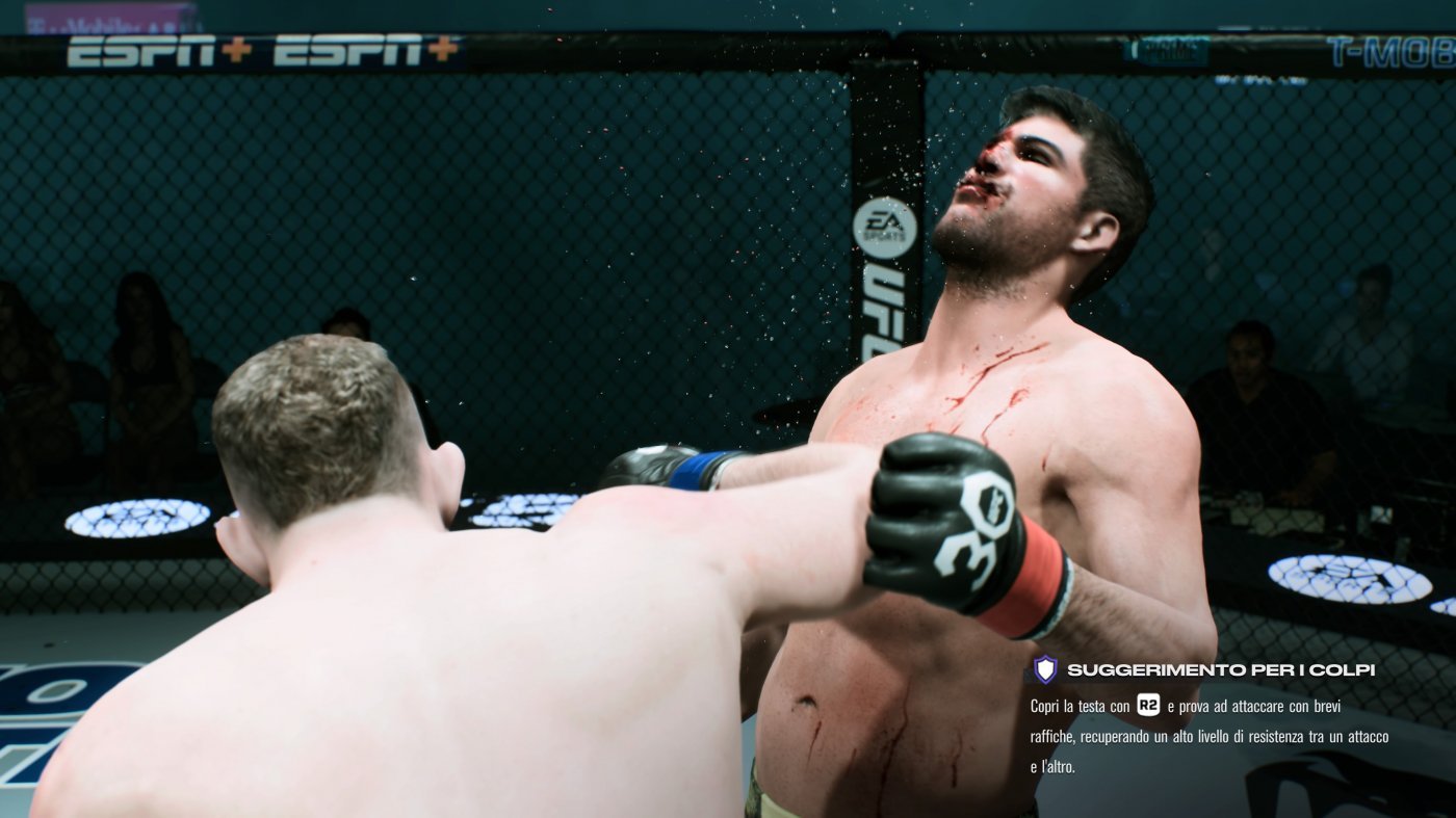 La resa dei colpi è eccellente in EA Sports UFC 5