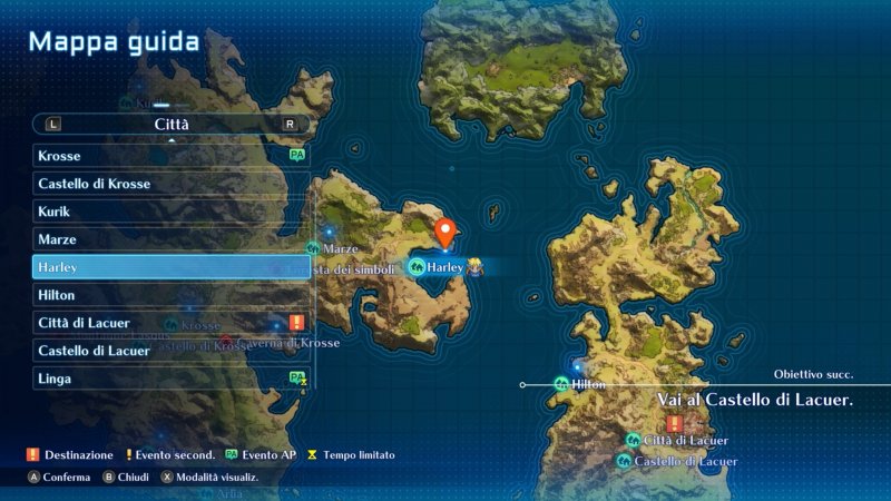 La nuova schermata della mappa è dettagliata e intuitiva