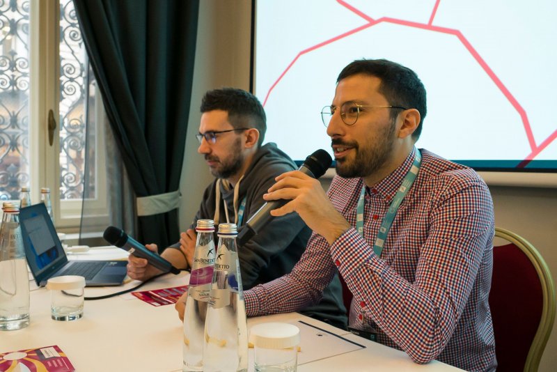 Andrea Dresseno, Presidente di IVIPRO, e Francesco Ruzzier, responsabile della comunicazione del Trieste Science+Fiction Festival, hanno aperto gli IVIPRO DAYS con un intervento svoltosi la mattina del 27 ottobre