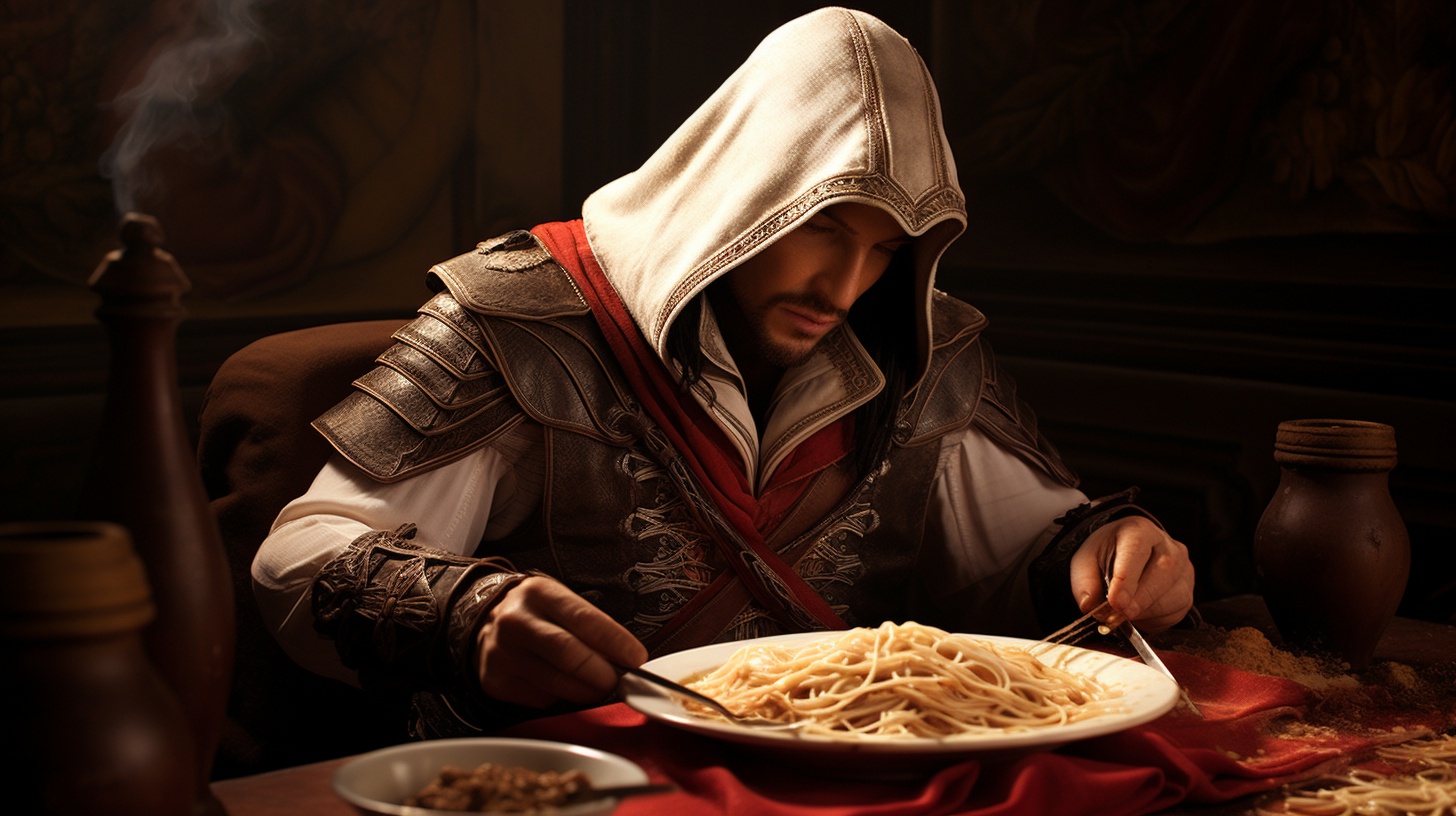 Assassin's Creed: Ubisoft sta usando delle immagini generate dall'IA sui social, che non piacciono