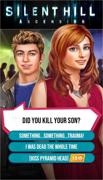 Uno degli esilaranti fotomontaggi-meme emersi con il lancio di Silent Hill: Ascension Uno degli esilaranti fotomontaggi-meme emersi con il lancio di Silent Hill: Ascension