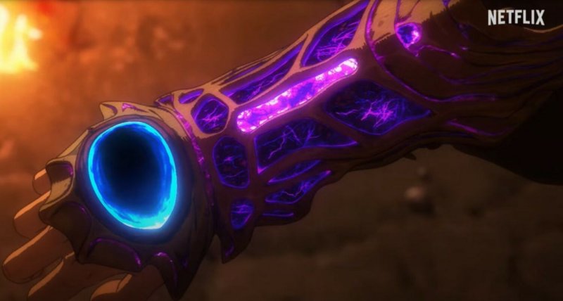 Il Guanto degli Oni trasforma Musashi in un guerriero formidabile