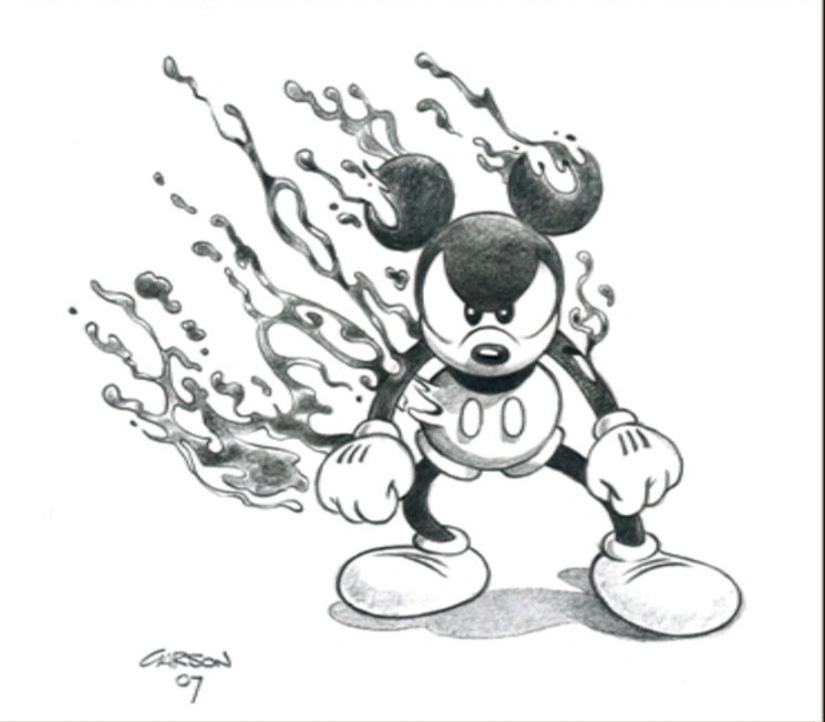 Uno schizzo preparatorio per il gioco Uno schizzo preparatorio per il gioco