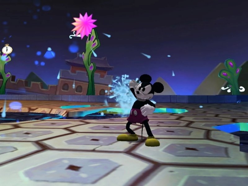 Un momento di gameplay da Epic Mickey Un momento di gameplay da Epic Mickey