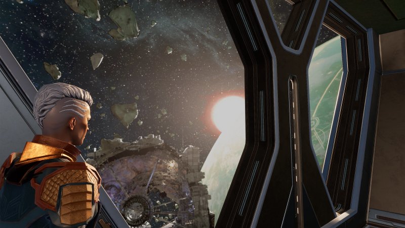 A fronte di una sommaria staticità, i paesaggi spaziali ammirabili in Journey to Foundation sono estremamente suggestivi