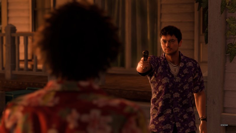 Una delle drammatiche sequenze di Like a Dragon: Infinite Wealth