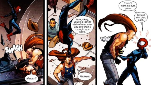 La primissima apparizione di Miles Morales su Ultimate Fallout #4