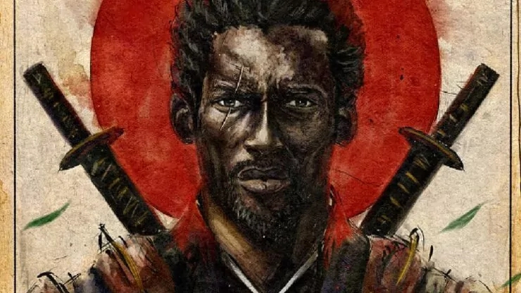 Une illustration qui permet de reproduire l'aspect possible de Yasuke