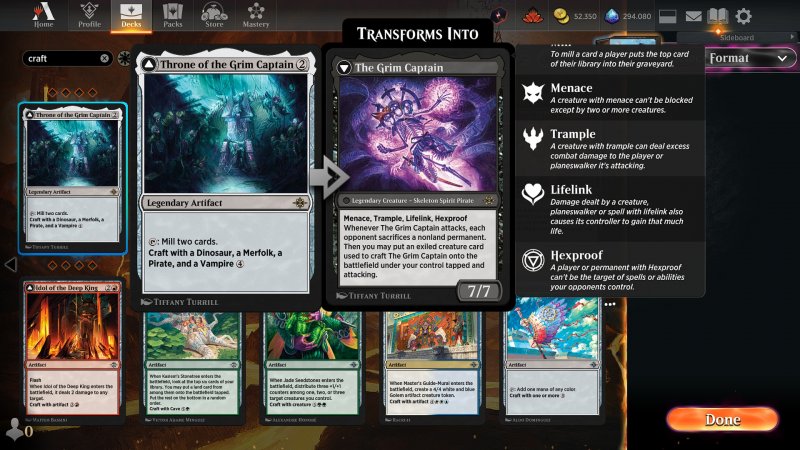 Costruire è un'abilità pensata per gli strateghi, Discendere vuole attirare a sé tutti gli amanti dell'oscuro potere della negromanzia Costruire è un'abilità pensata per gli strateghi, Discendere vuole attirare a sé tutti gli amanti dell'oscuro potere della negromanzia