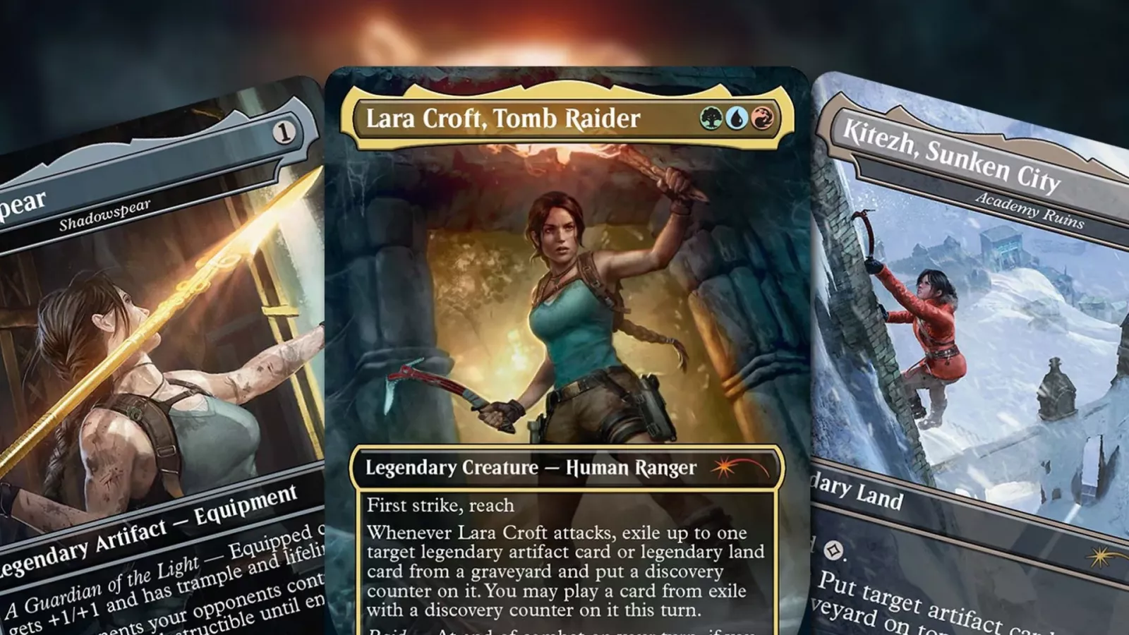 Magic: The Gathering e Tomb Raider: il trailer svela le carte speciali di Secret Lair