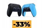 DualSense di PS5 in offerta su Amazon Italia in versione nera e azzurra - Notizia