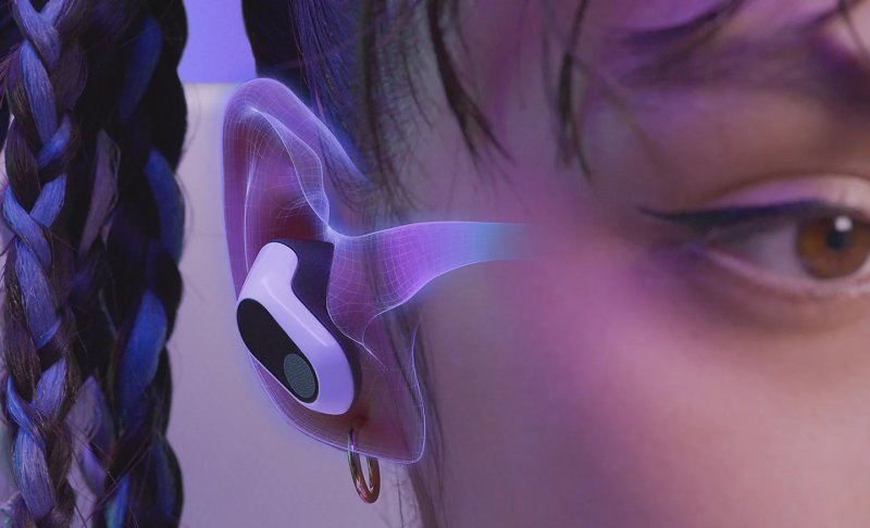 L'auricolare, una volta posizionato in maniera corretta con i giusti gommini, rimane stabile nella sua posizione L'auricolare, una volta posizionato in maniera corretta con i giusti gommini, rimane stabile nella sua posizione