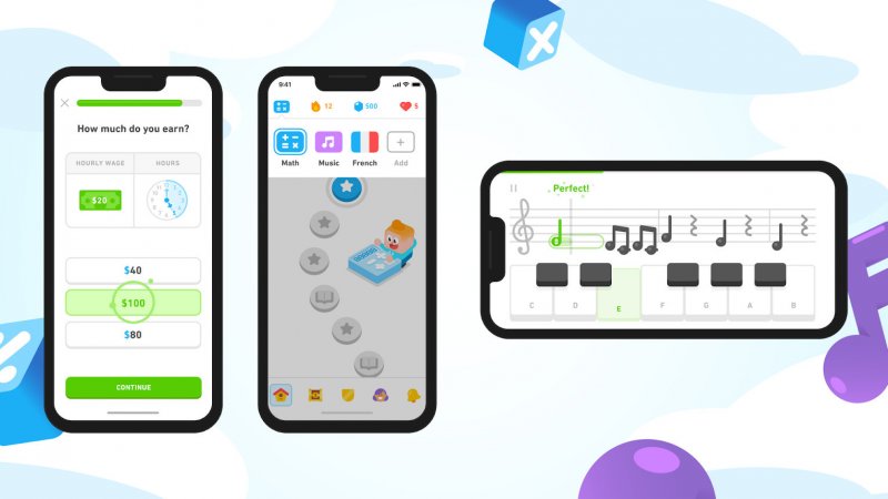 Oggi Duolingo non è solo un'app per imparare le lingue, ma ha anche un percorso sulla musica e sulla matematica Oggi Duolingo non è solo un'app per imparare le lingue, ma ha anche un percorso sulla musica e sulla matematica