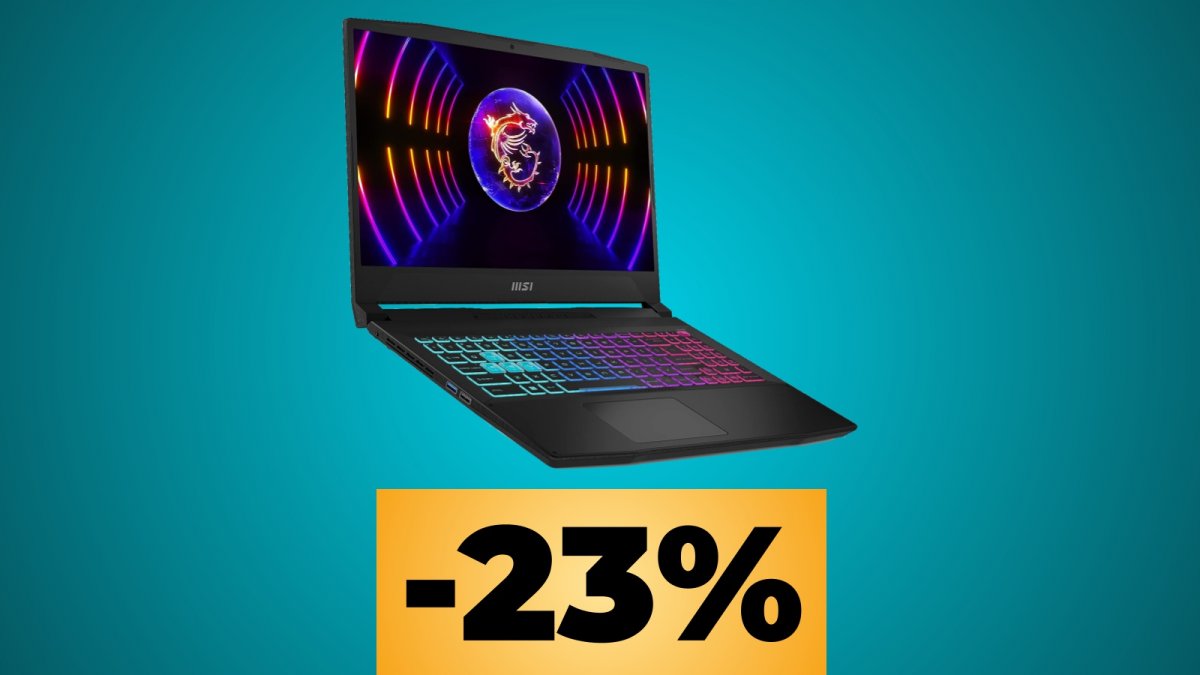 The MSI Katana 15 notebook with RTX 4070 is on sale for Black Friday on
