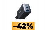 Caricatore Anker 65W in sconto per il Black Friday su Amazon Italia - Notizia