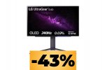 Il monitor LG UltraGear QHD OLED in sconto per il Black Friday su Amazon Italia - Notizia