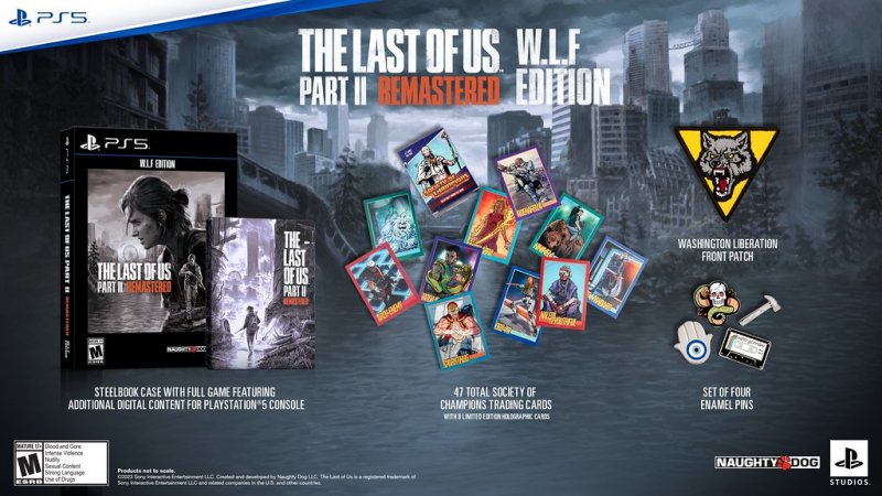 L'edizione W.L.F. di The Last of Us Parte II Remastered L'edizione W.L.F. di The Last of Us Parte II Remastered