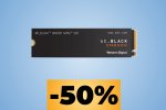 SSD WD_BLACK SN850X da 1 TB per PC e PS5 in sconto su Amazon per il Black Friday 2023 - Notizia