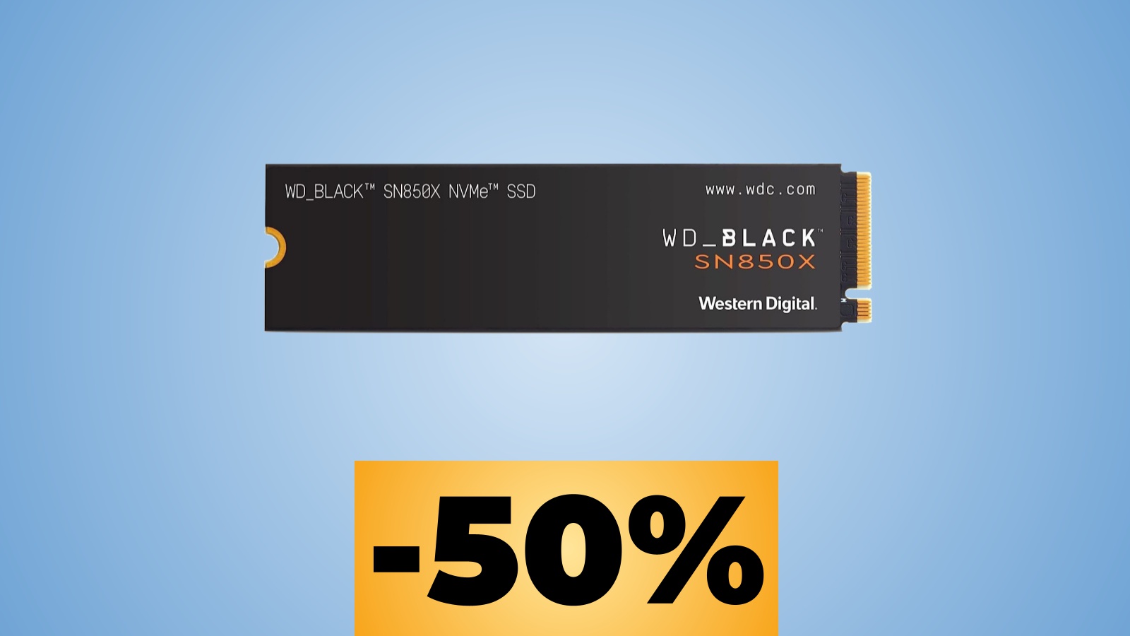 SSD WD_BLACK SN850X da 1 TB per PC e PS5 in sconto su Amazon per il Black Friday 2023