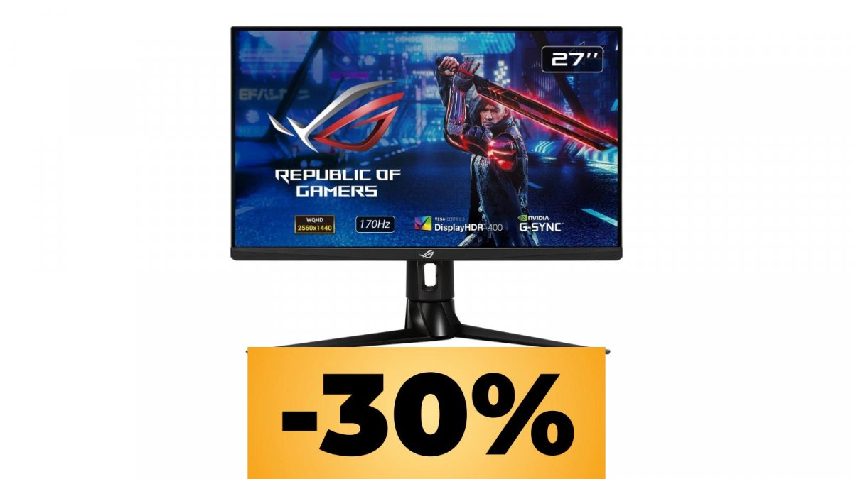 ASUS ROG Strix 27 inch WQHD monitor on Amazon discount for Black Friday