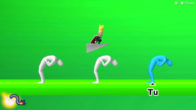 Contrariamente al suo nome ufficiale, per noi questo minigioco di WarioWare: Move It! si chiamerà ora e per sempre Tanti Auguri