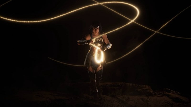 Wonder Woman con il suo lazo